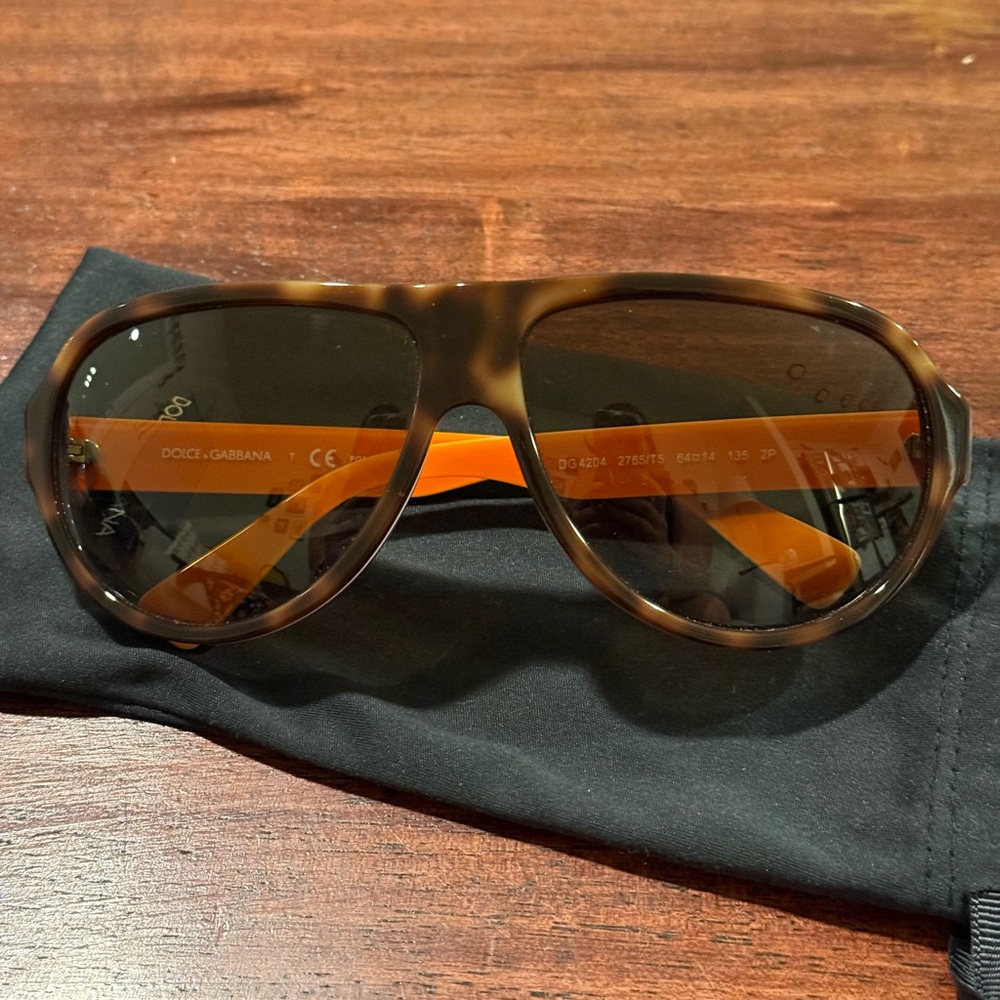 Dolce & Gabbana Brown Tortoise Sunglasses
